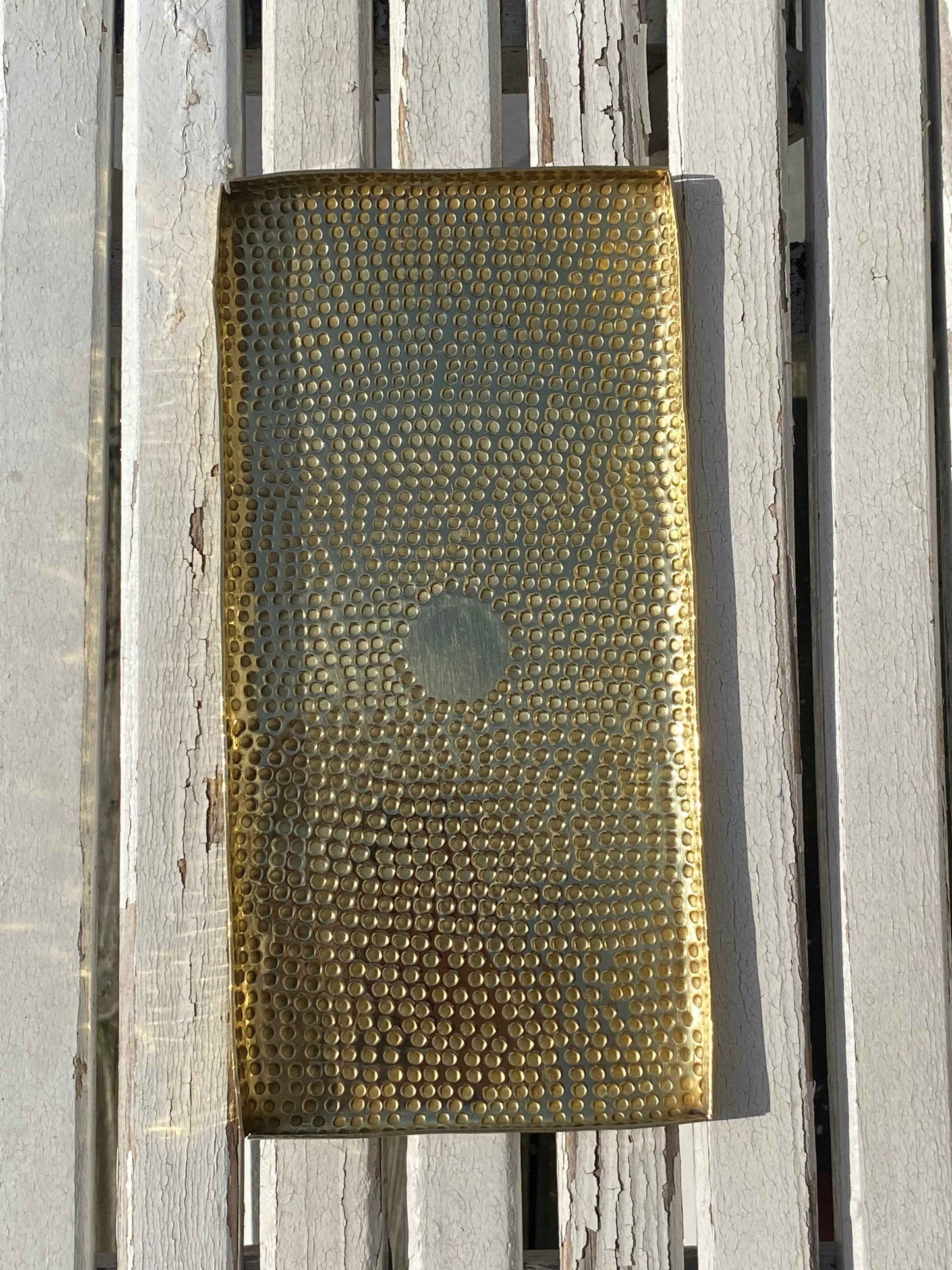 Håndlavet messing bakke - Maroliving