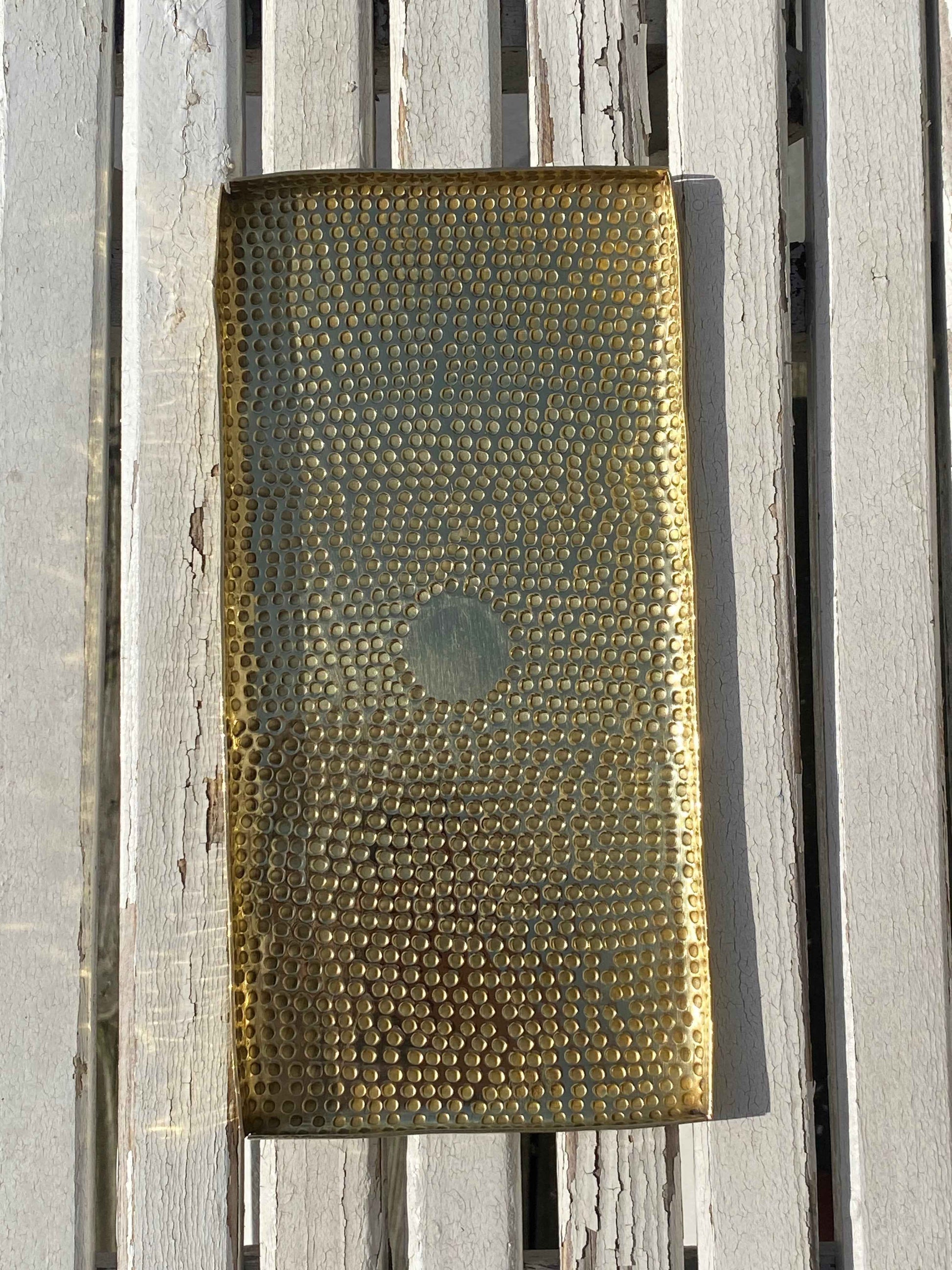 Håndlavet messing bakke - Maroliving